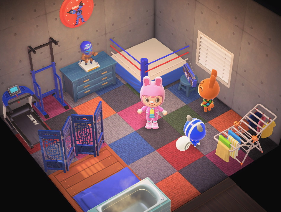 Animal Crossing: New Horizons Агент С жилой дом Интерьер